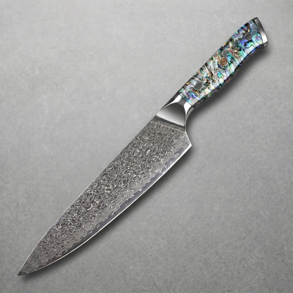 Masahira 67-Layer Abalone Damascus Chef Knife