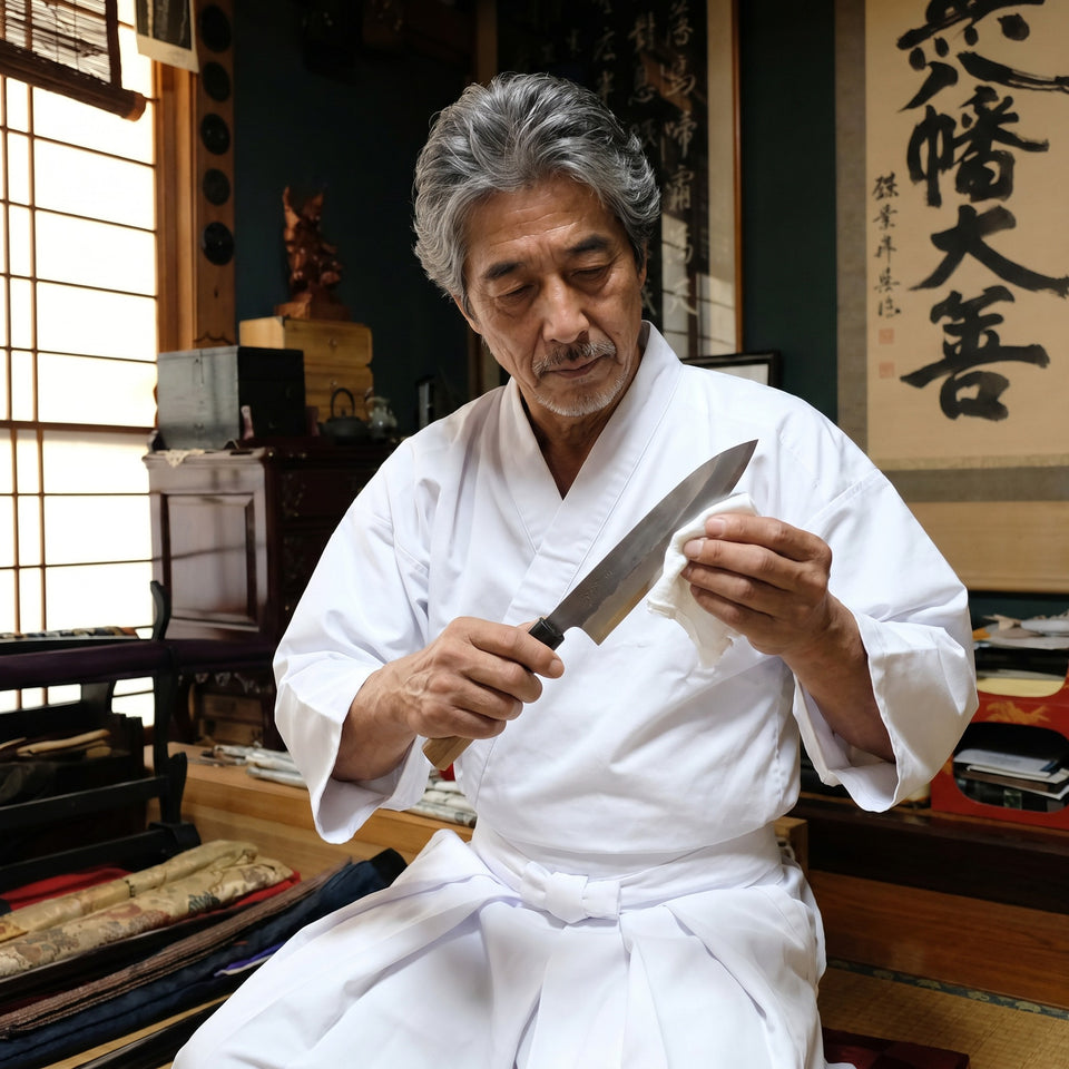 A Masahira bladesmith at the Seki forge