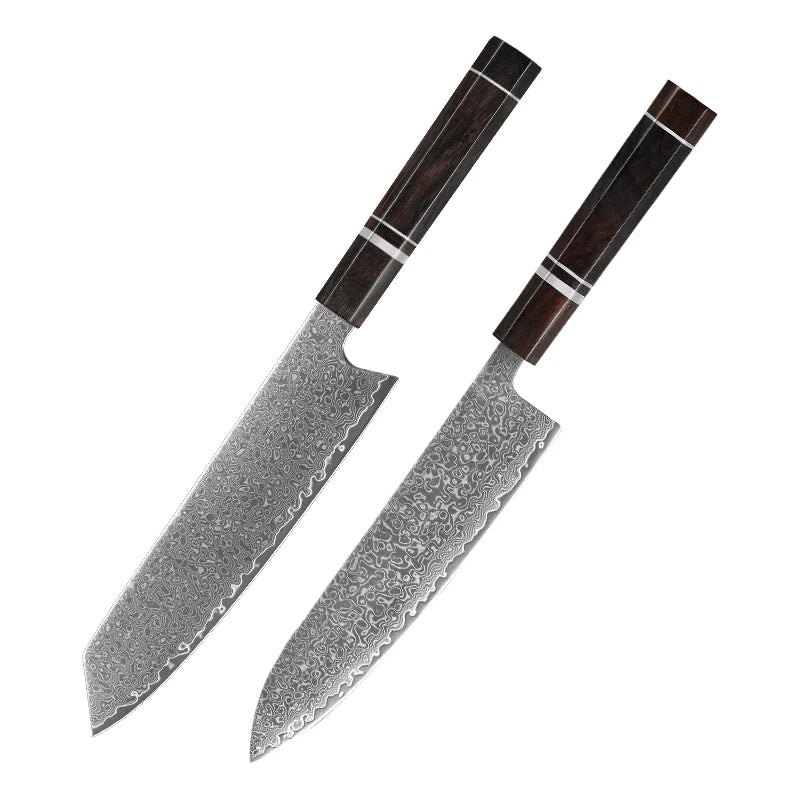 Masahira Ryusei Knife Set — VG10 67-Layer Damascus