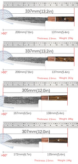 Masahira Kiritsuke Chef Knife — Japanese Stainless Steel, Hand-Forged