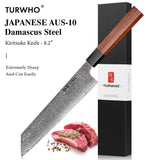 Masahira Take Knife Set — Hand-Forged Damascus