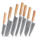 Masahira Meijin Knife Set — 67-Layer Handmade Damascus