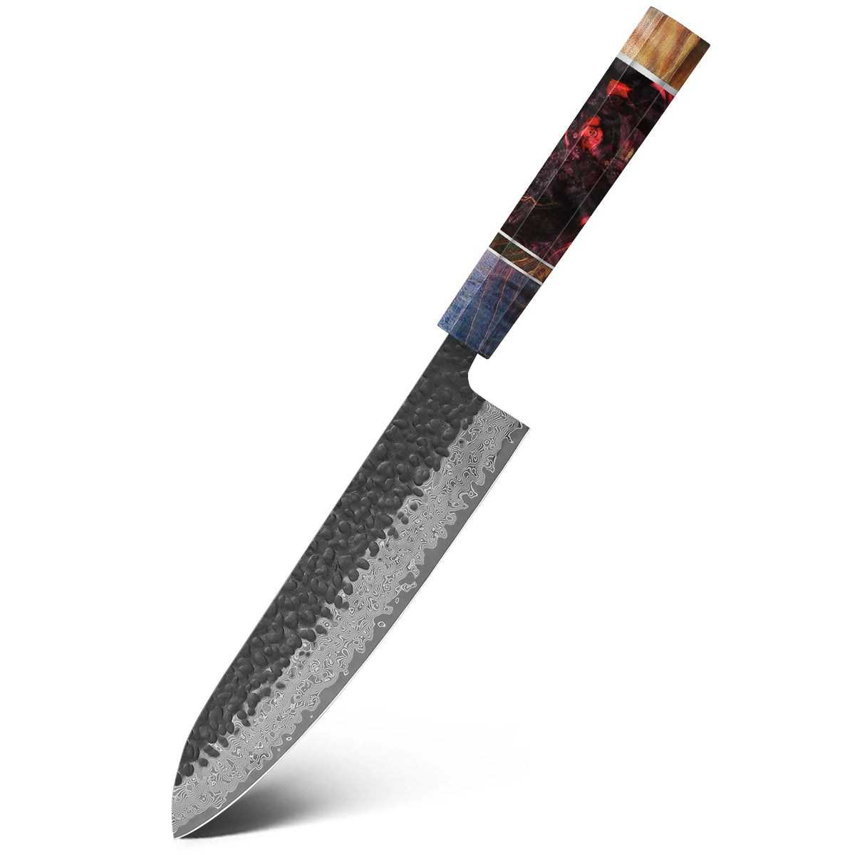 Masahira Mori Knife Set — Damascus Wood