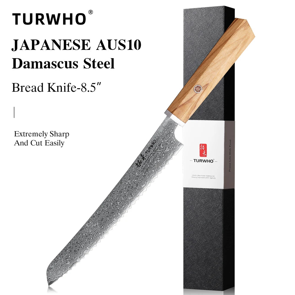 Masahira Meijin Knife Set — 67-Layer Handmade Damascus