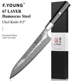 Masahira Hinoki Knife Set — Hand-Forged Damascus
