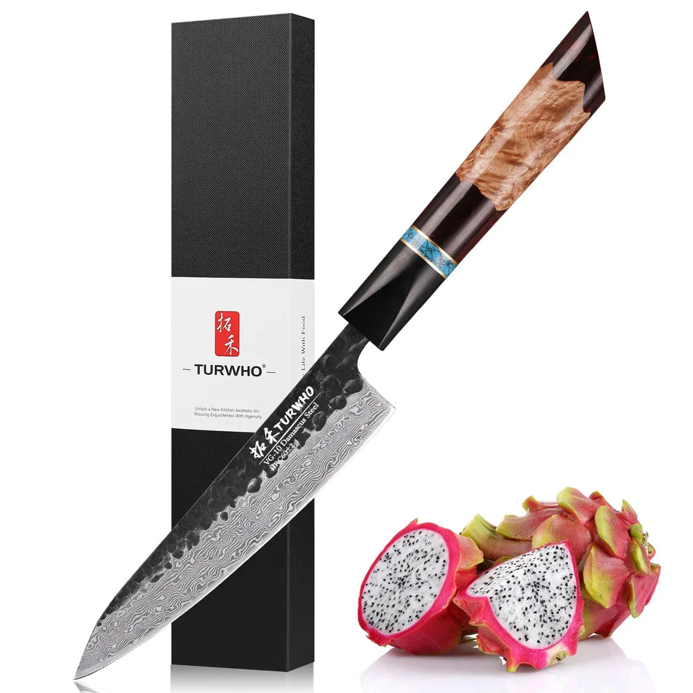 Masahira Hayabusa Knife Set — VG10 Damascus