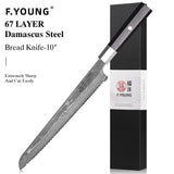 Masahira Hinoki Knife Set — Hand-Forged Damascus