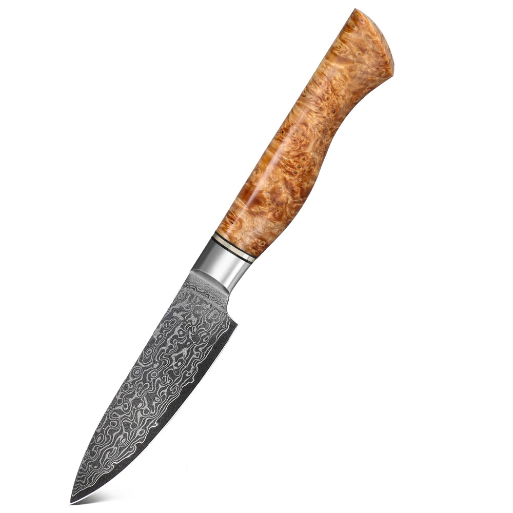 Masahira Arashi Knife Set — 67-Layer Damascus