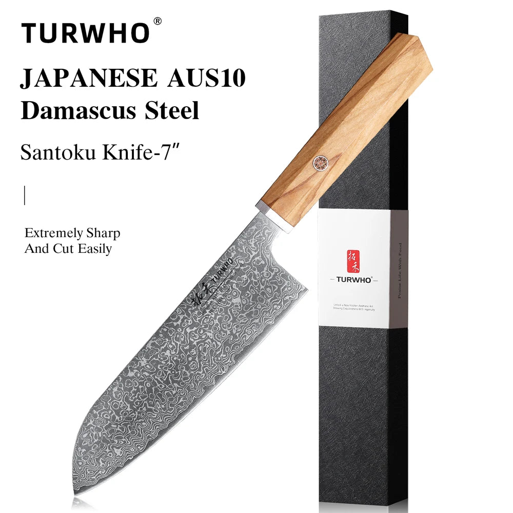 Masahira Meijin Knife Set — 67-Layer Handmade Damascus