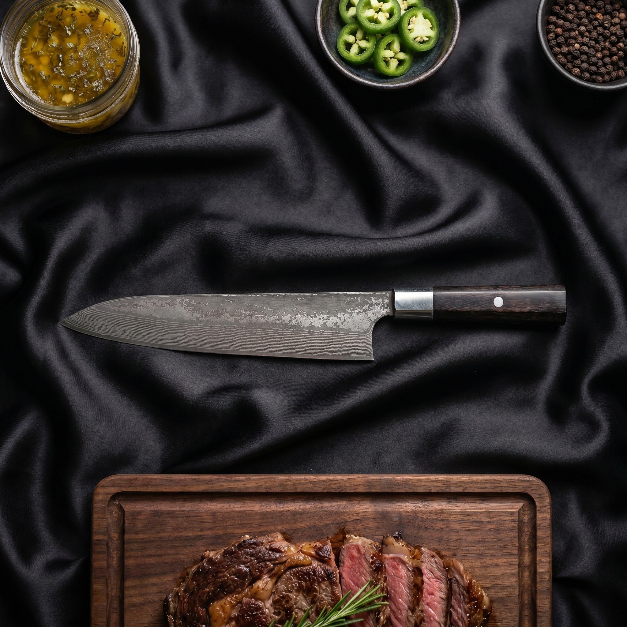 Hinoki Series Knife Duo (Gyuto & Kiritsuke)