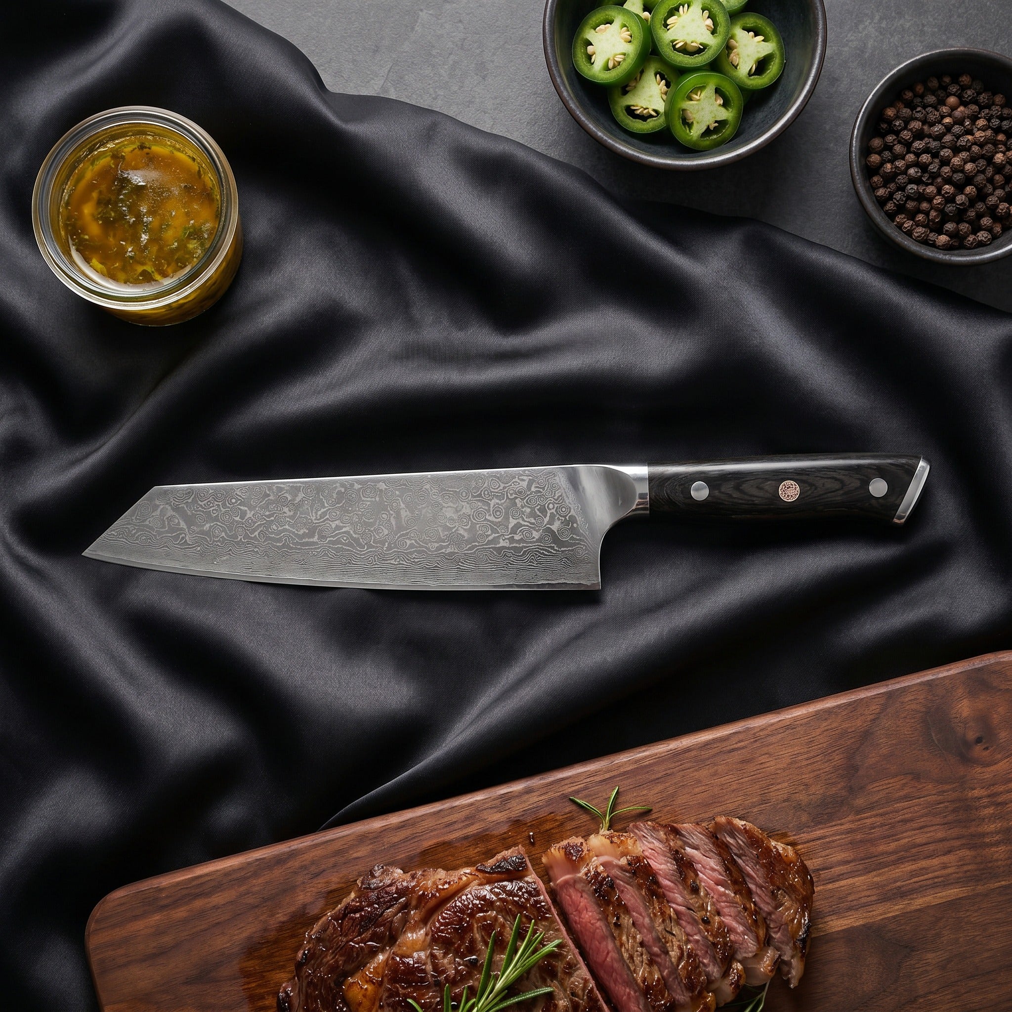 Hono Series Kiritsuke Chef-Slicer Knife — Function