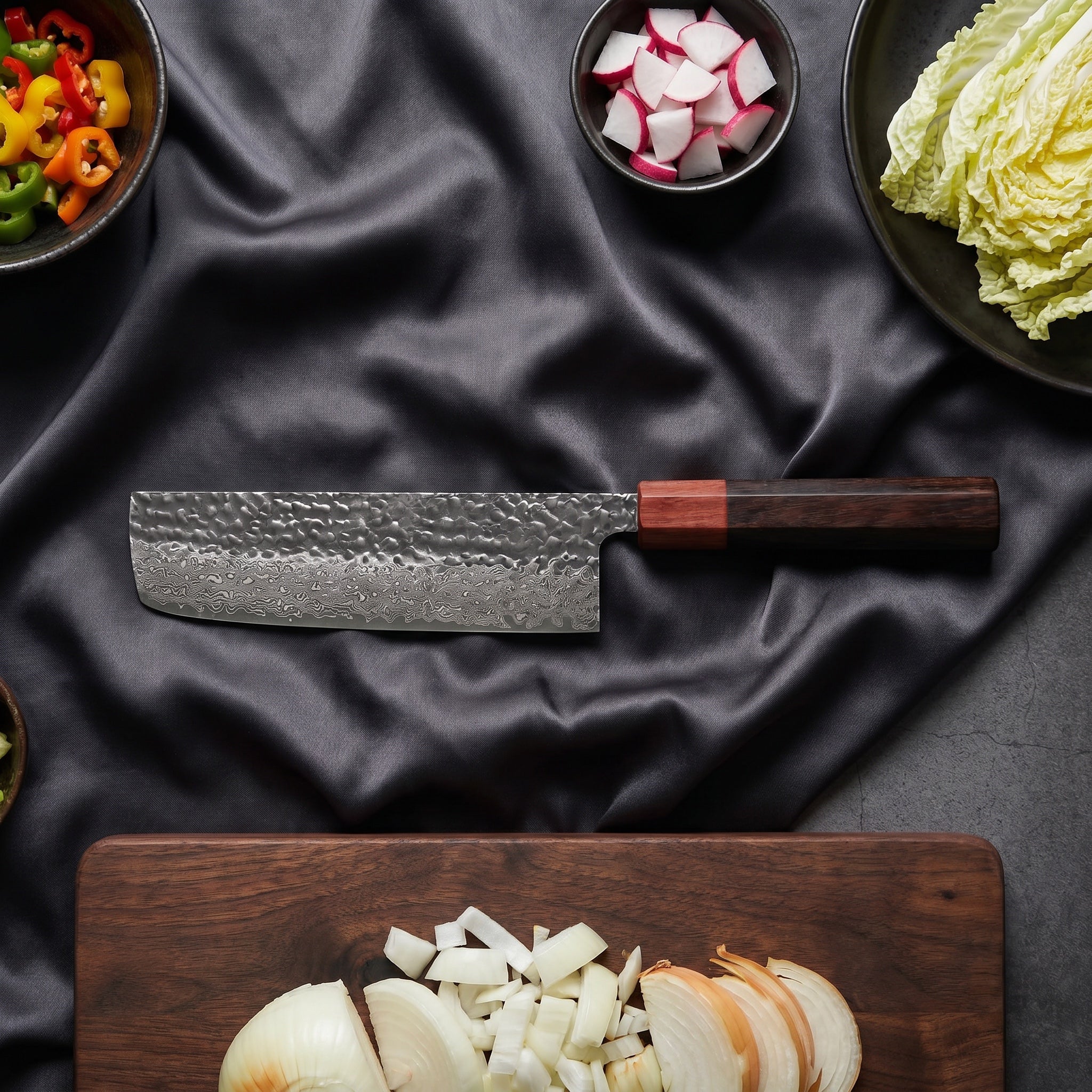 Kaze Series Nakiri Vegetable Knife