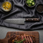 Kumo Kiritsuke Chef Knife, Rosewood Handle