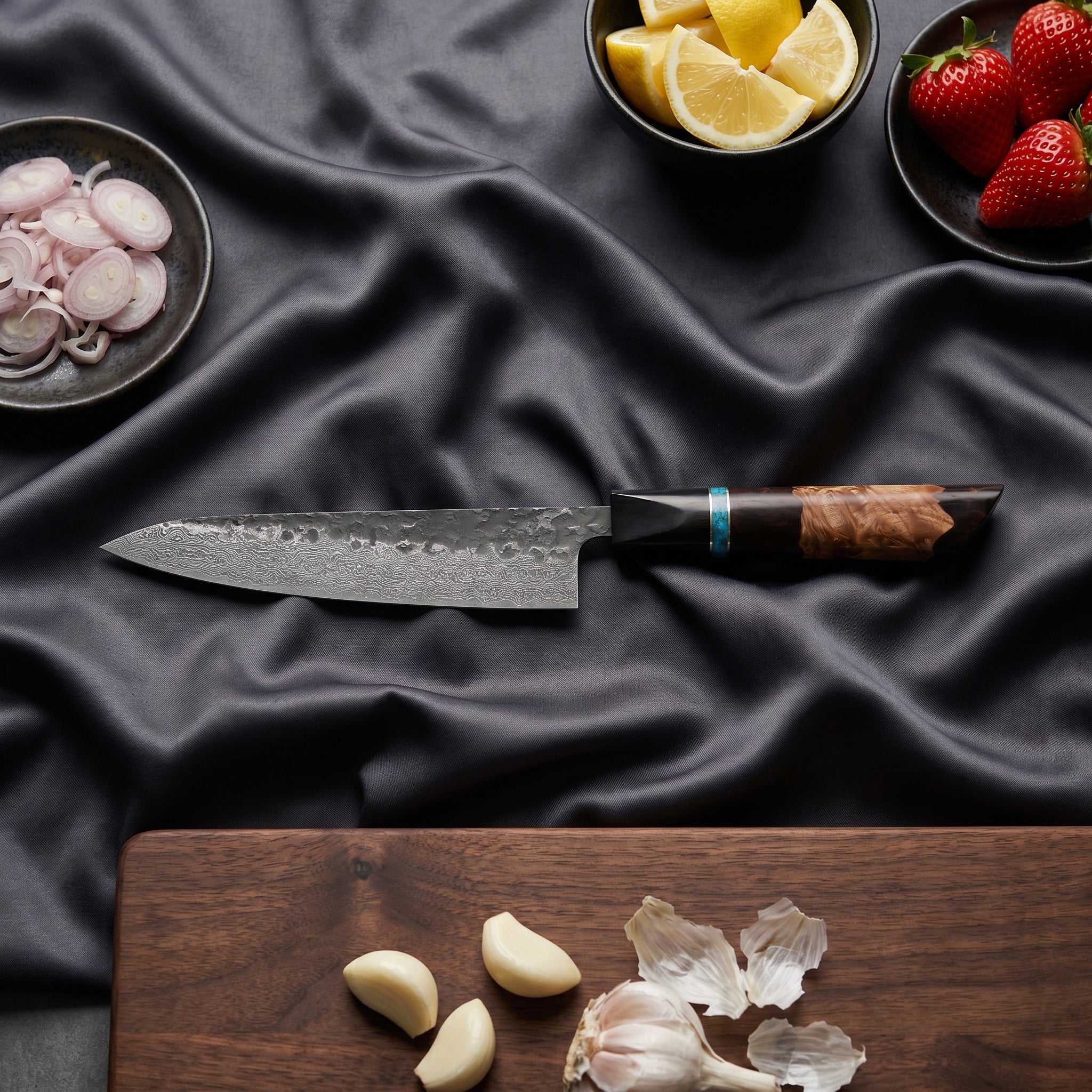 Hayabusa Series Knife Trio (Gyuto, Nakiri & Petty)