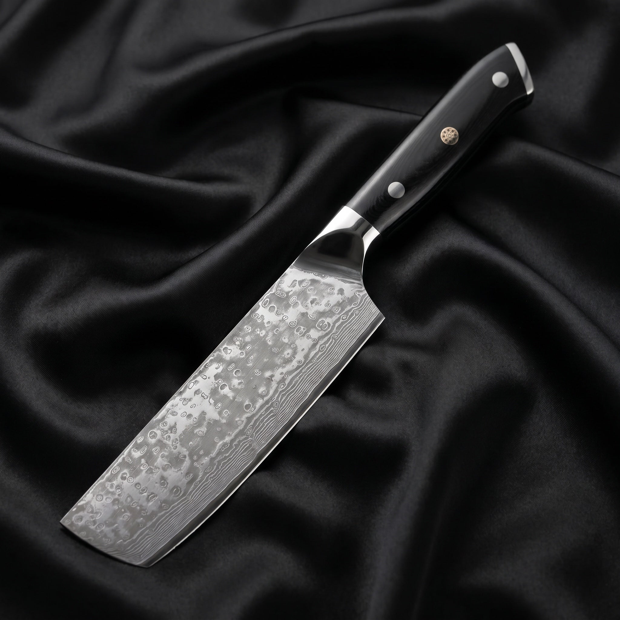 Kurogane Series Knife Trio (Gyuto, Nakiri & Santoku)