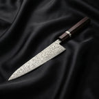 Raiden Gyuto Chef Knife, White Handle — Hero