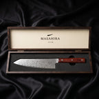 Kumo Kiritsuke Chef Knife, Red Handle