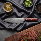 Kumo Kiritsuke Chef Knife, Red Handle