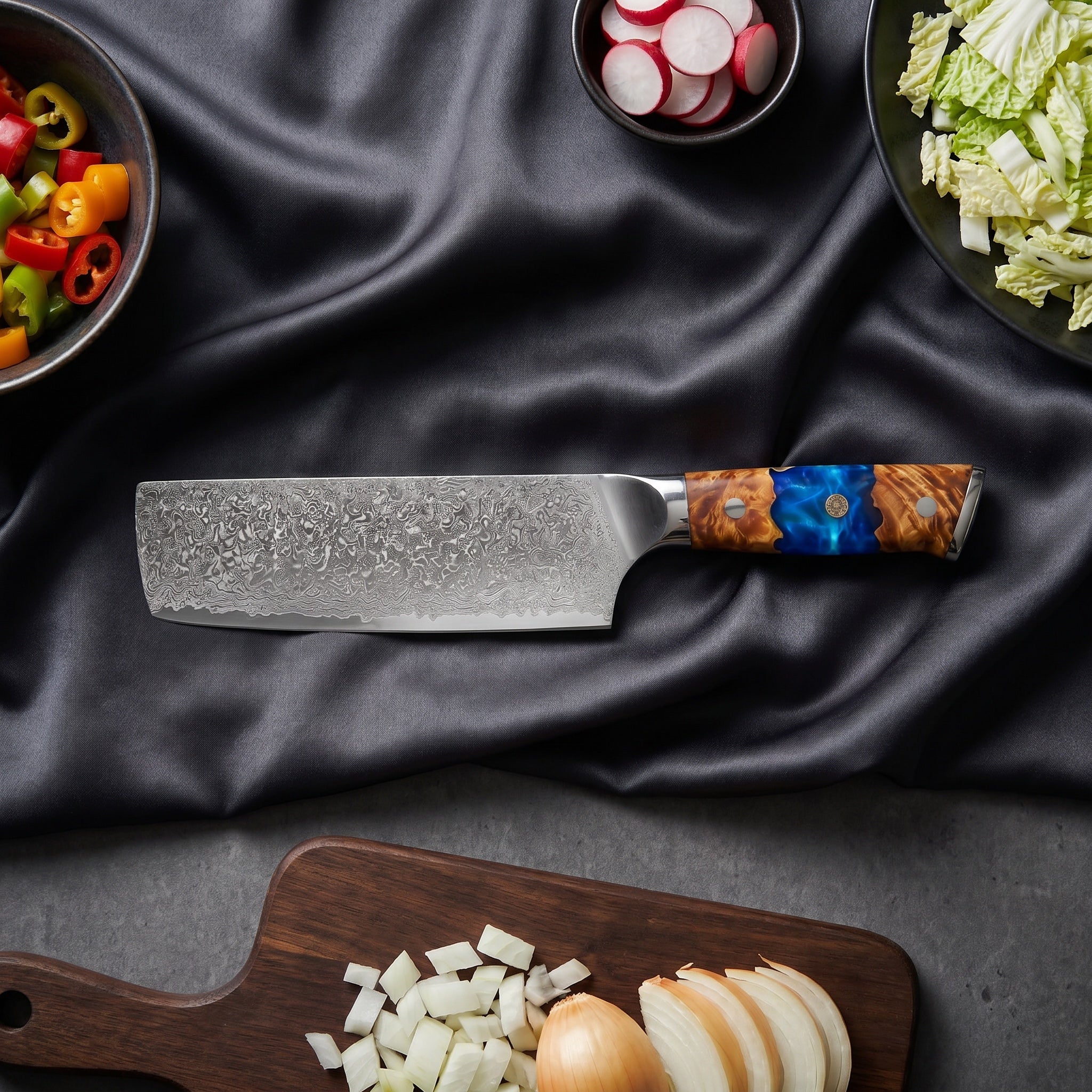 Ruri Series Nakiri Vegetable Knife