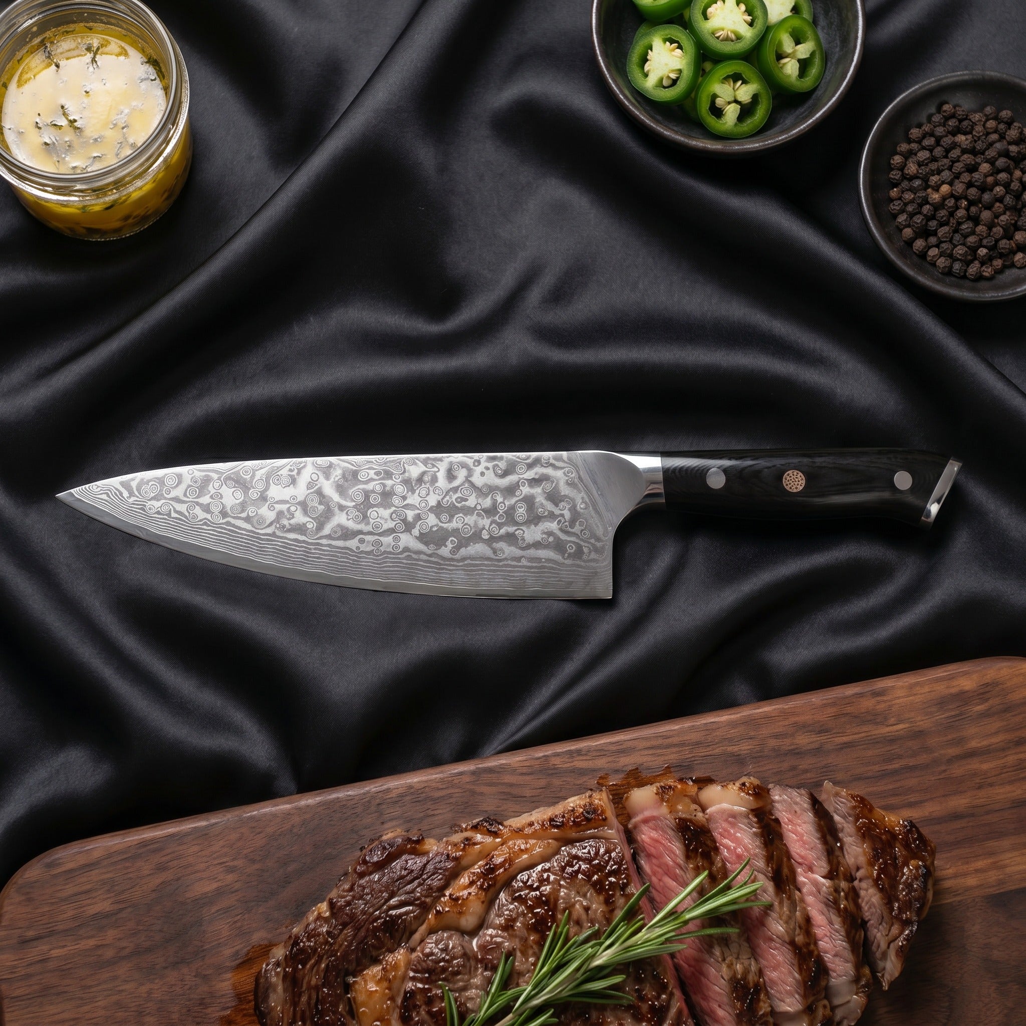 Hono Series Knife Duo (Gyuto & Santoku)
