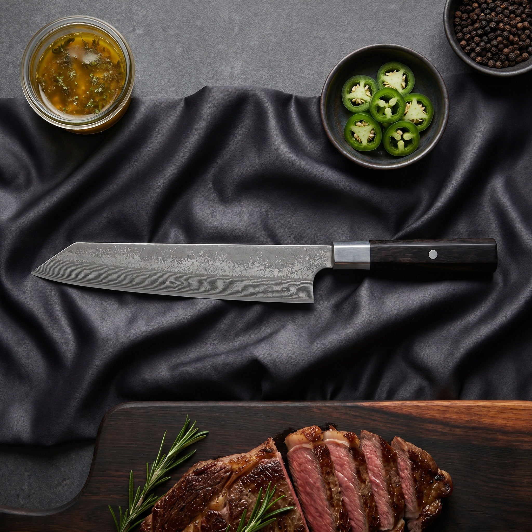 Hinoki Series Knife Duo (Gyuto & Kiritsuke)