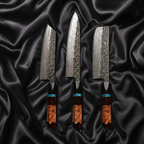 Hayabusa Series Knife Trio (Gyuto, Nakiri & Petty)