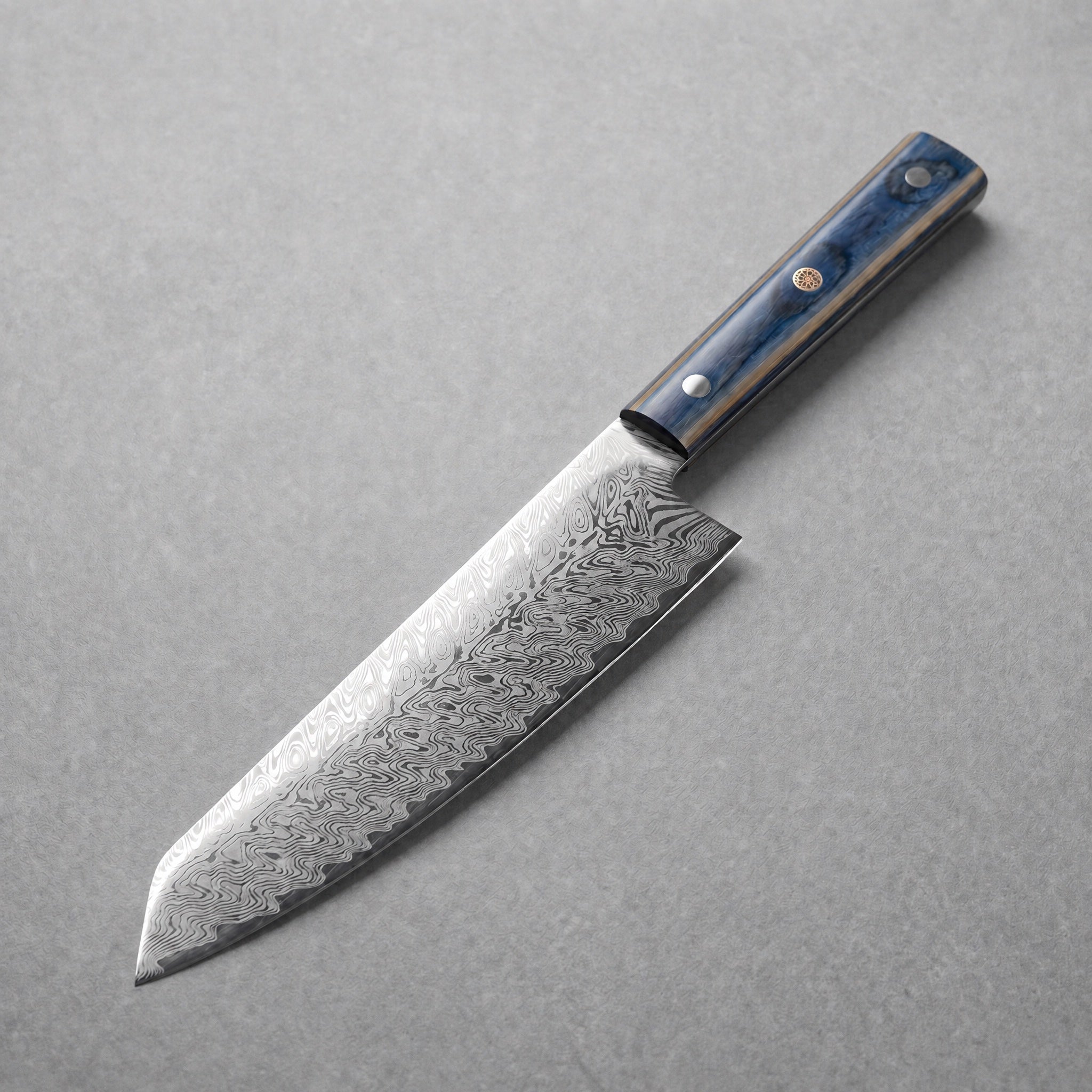 Kumo Kiritsuke Chef Knife, Blue Handle