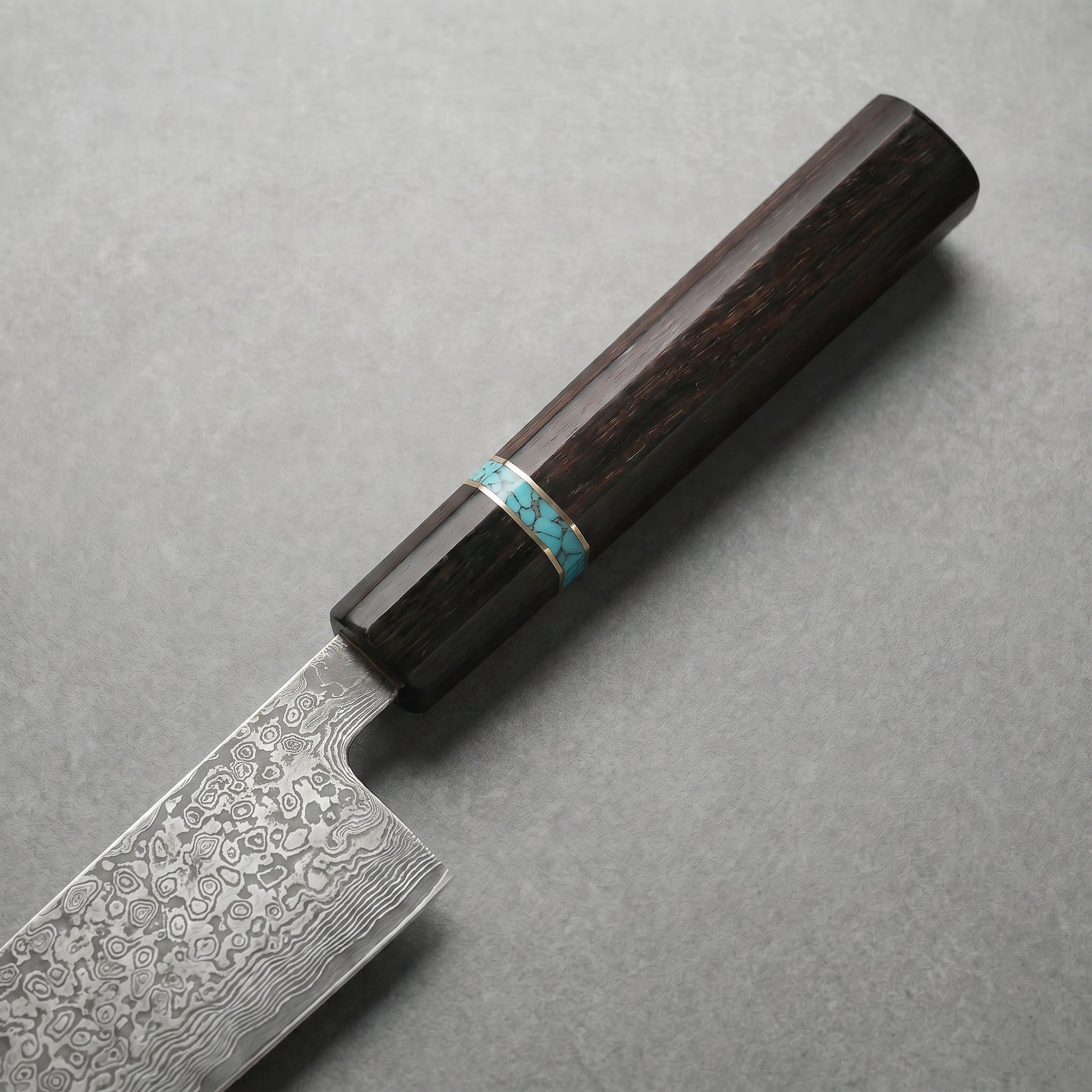 Raiden Gyuto Chef Knife, Blue Handle