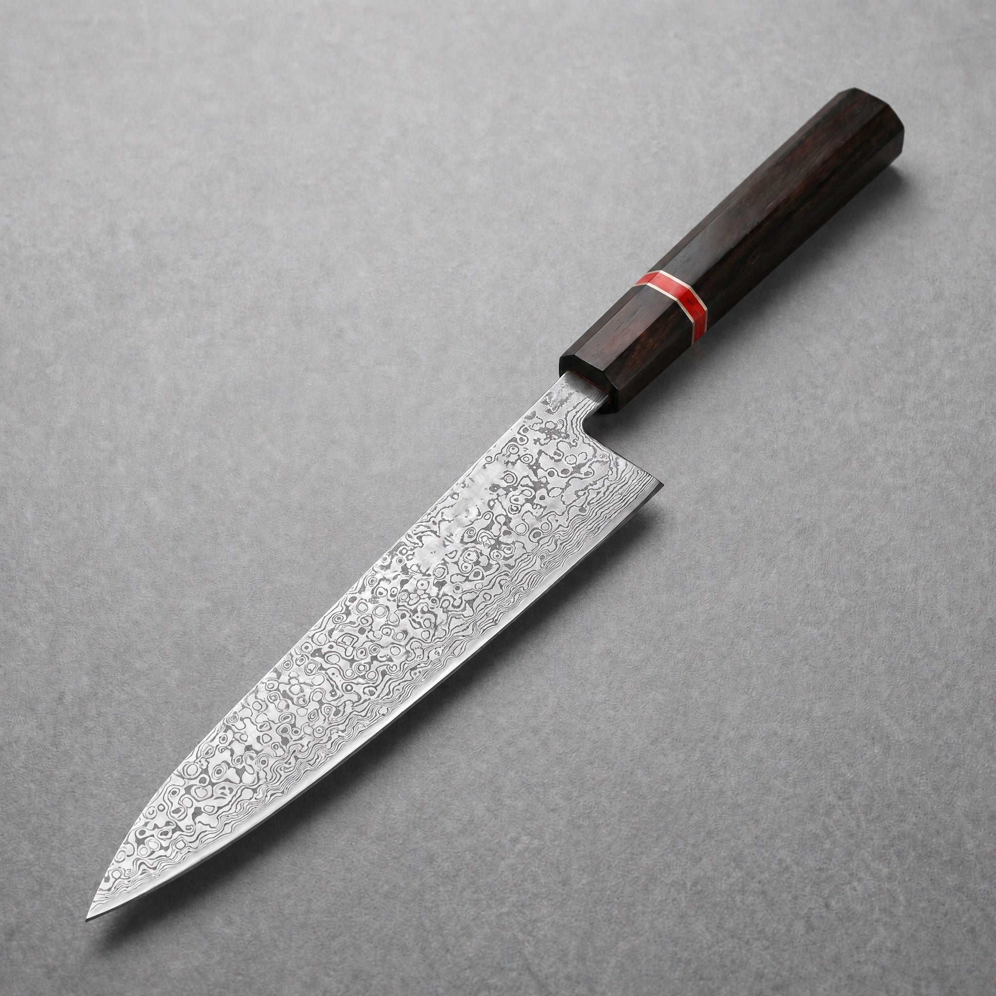 Raiden Gyuto Chef Knife, Red Handle