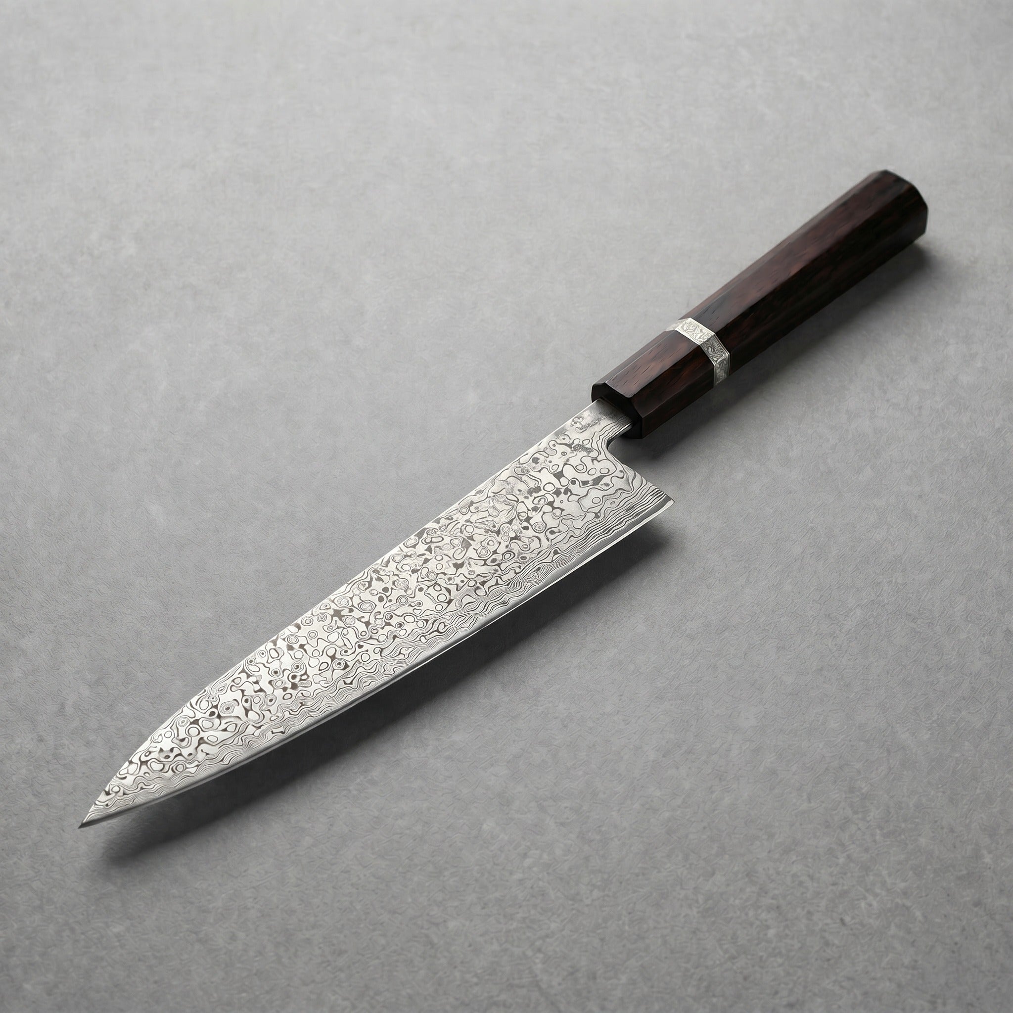 Raiden Gyuto Chef Knife, White Handle