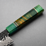 Masahira Hand-Forged 67-Layer Damascus Santoku Knife (7 in)