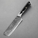 Masahira 67-Layer G10 Damascus Nakiri Knife (7 in)