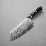 Masahira Hand-Forged Damascus Cleaver Knife