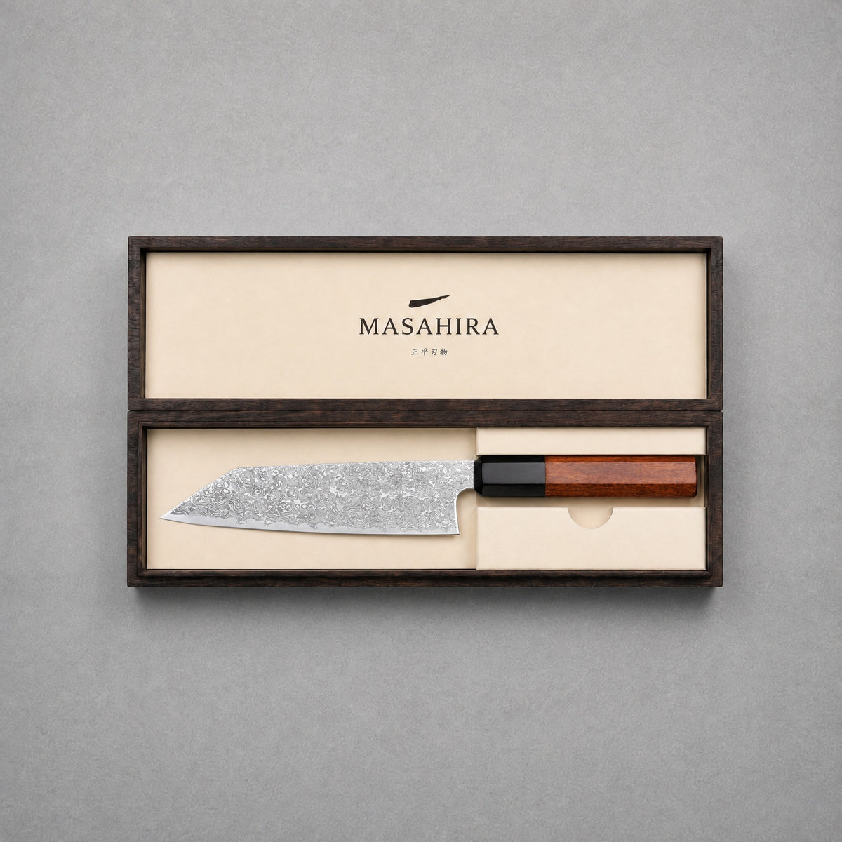 Masahira Hand-Forged Damascus Utility Knife