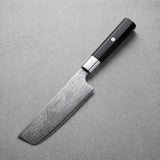 Masahira Hand-Forged Damascus Nakiri Knife