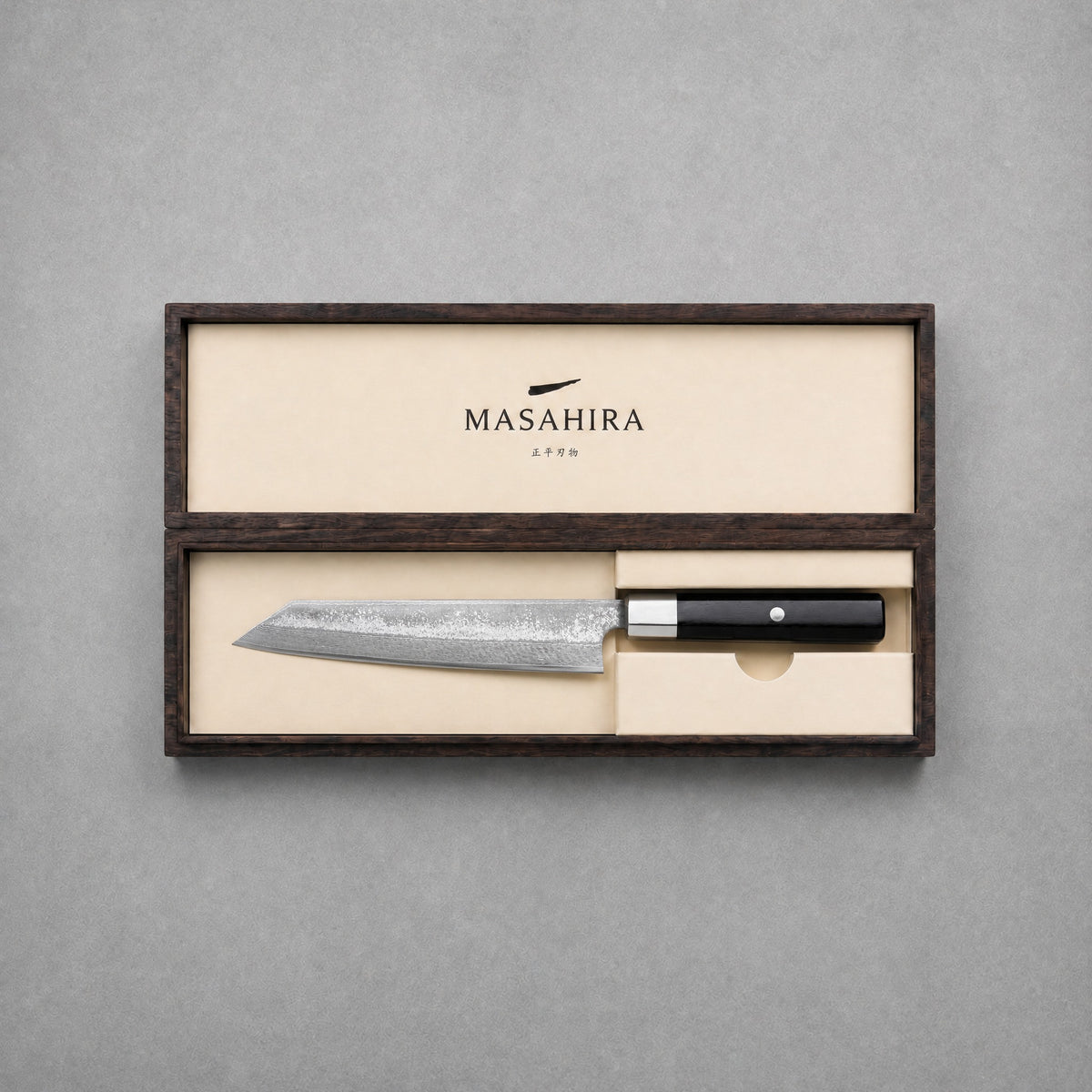 Masahira Hand-Forged Damascus Kiritsuke Knife