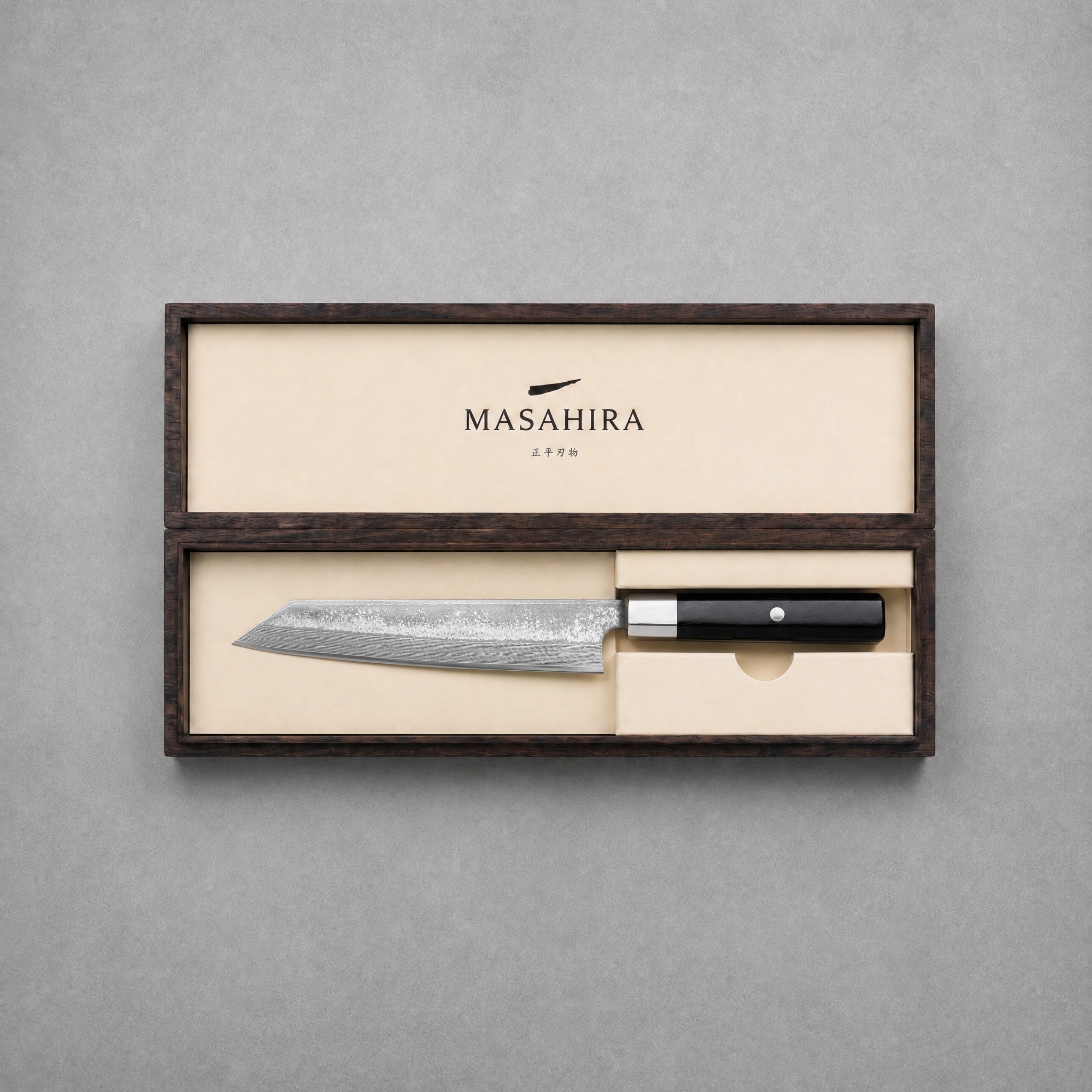 Masahira Hand-Forged Damascus Kiritsuke Knife