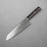 Masahira Damascus-Pattern Chef Knife — Walnut Handle (8 in)