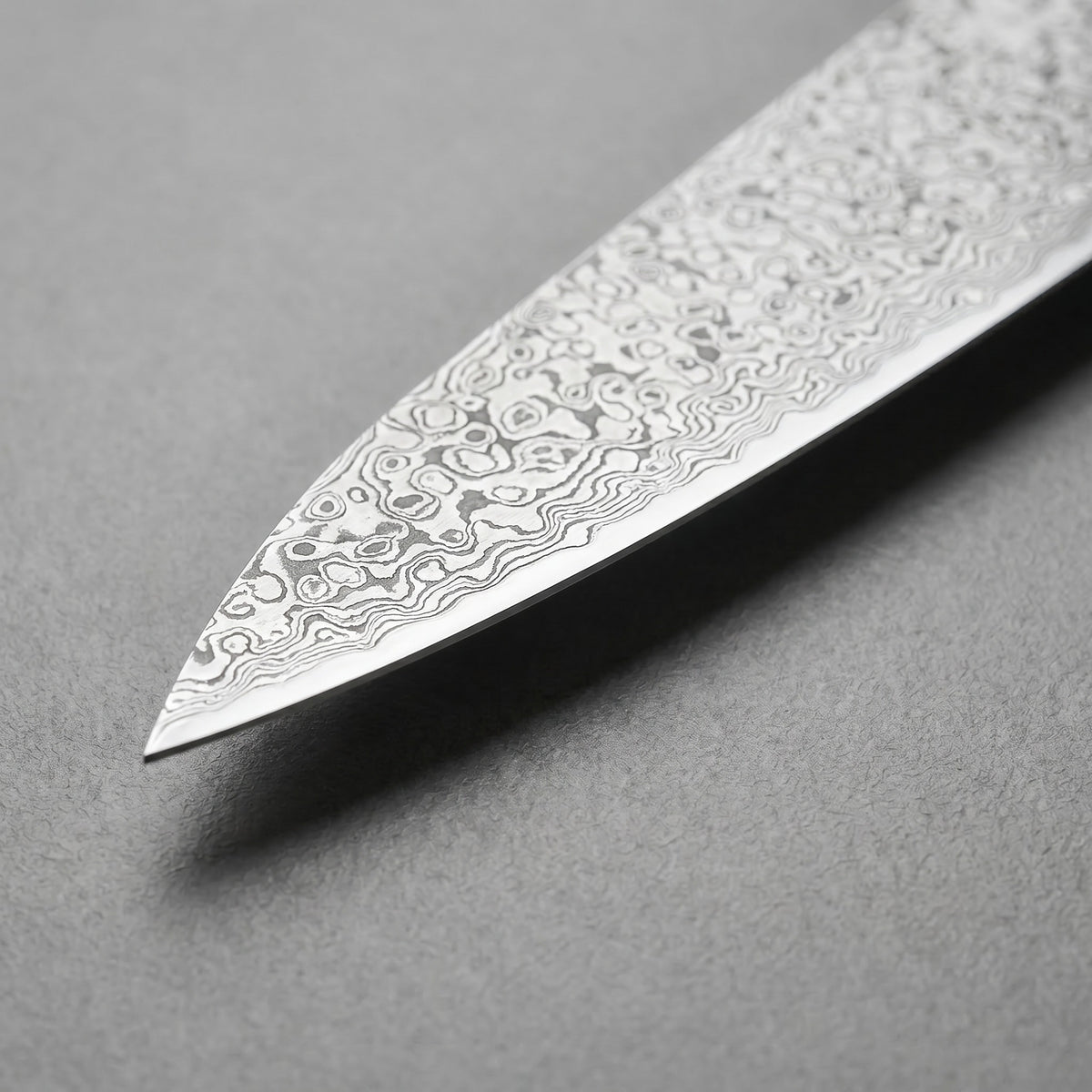 Masahira Hand-Forged Damascus Gyuto Chef Knife — Red Handle (8.2 in)