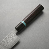 Masahira Hand-Forged Damascus Gyuto Chef Knife — Blue Handle (8.2 in)
