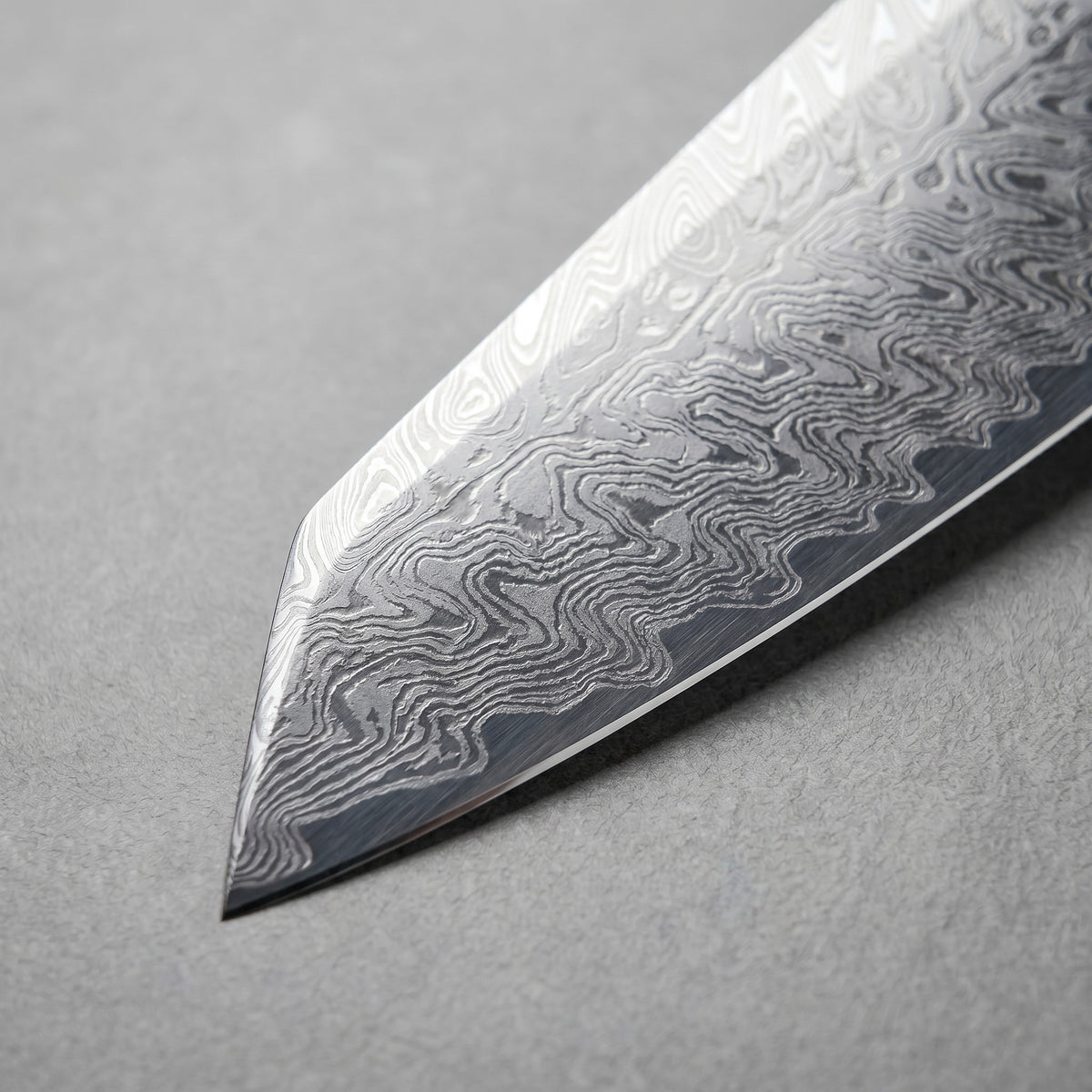 Masahira Damascus-Pattern Chef Knife — Ivory Handle (8 in)