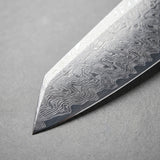 Masahira Damascus-Pattern Chef Knife — Ivory Handle (8 in)