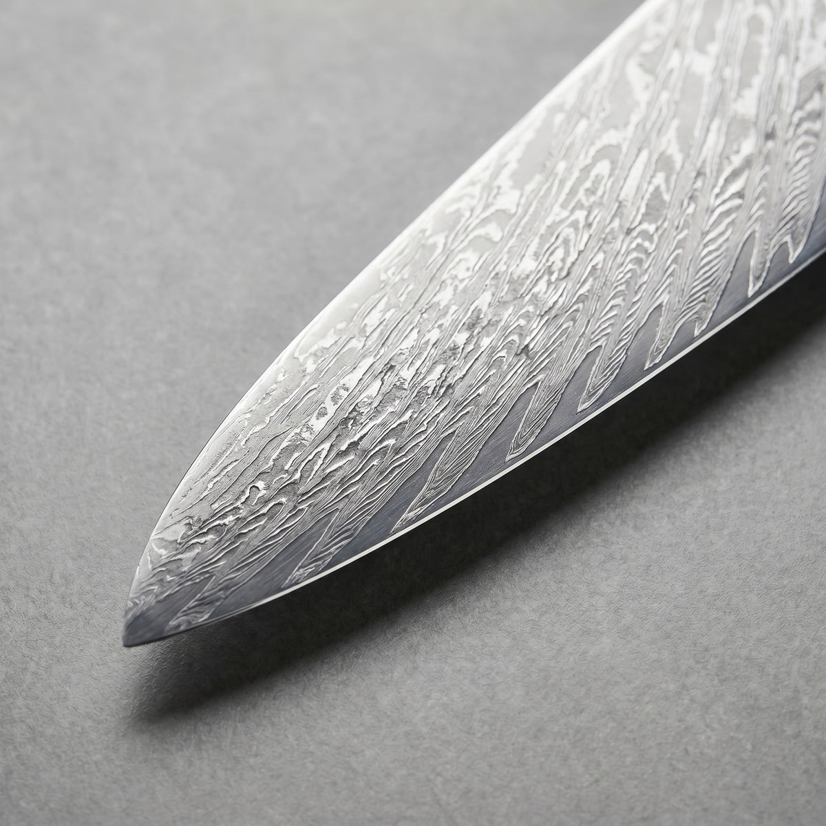 Masahira Blue Resin Damascus Chef Knife