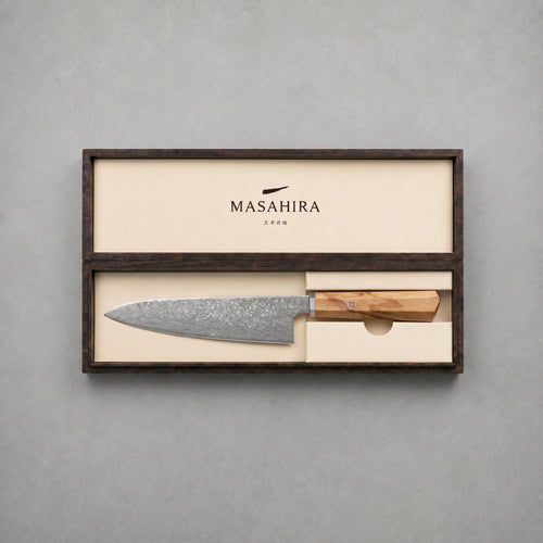 Masahira 67-Layer Damascus Chef Knife