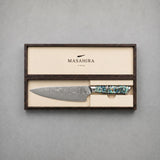 Masahira Abalone Damascus Chef Knife
