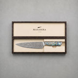 Masahira 67-Layer Abalone Damascus Chef Knife