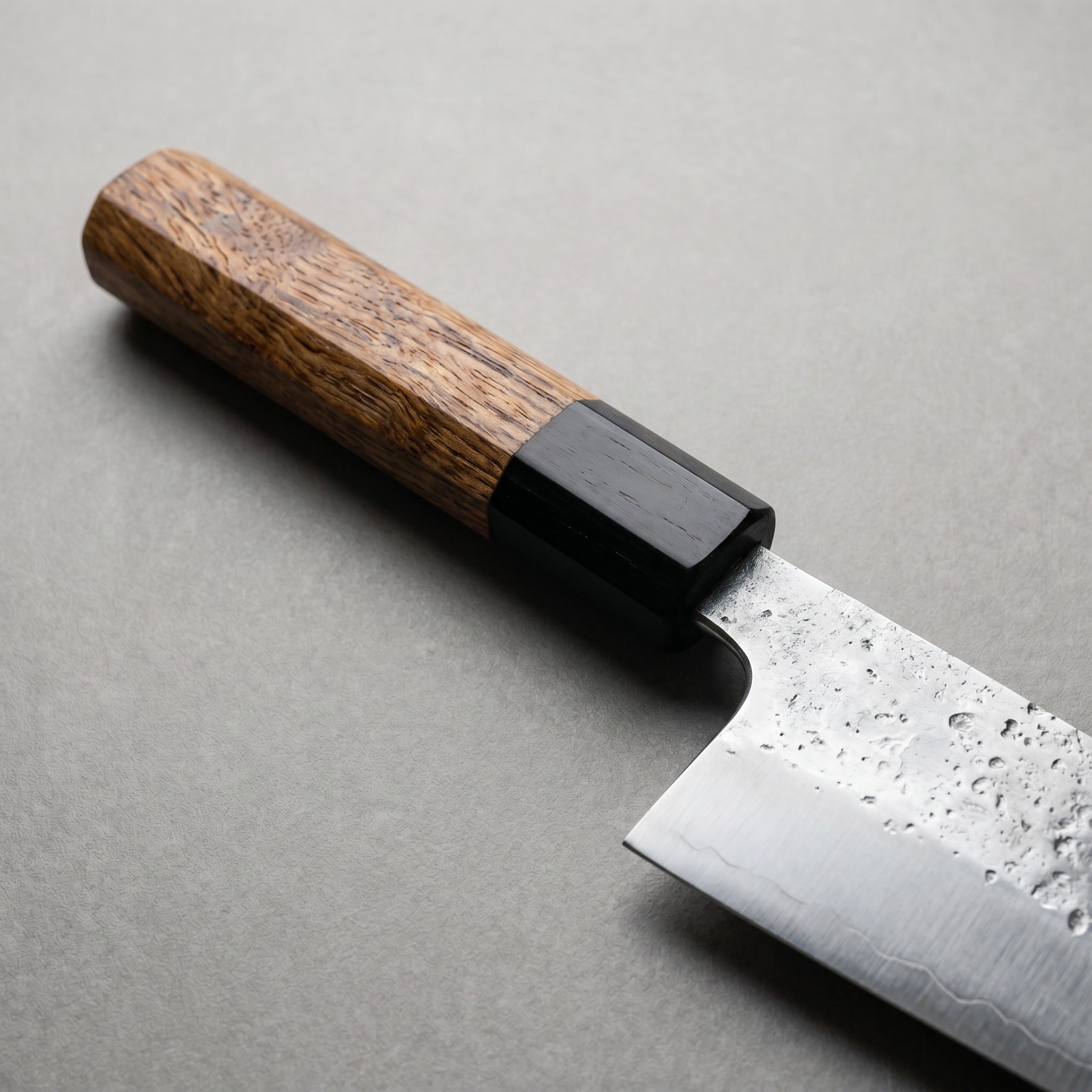 Masahira Chef's Knife — Silver Steel No.3, Wooden Handle (6.7 in)