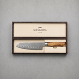 Masahira 67-Layer Damascus Santoku Knife