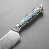 Masahira 67-Layer Abalone Damascus Kiritsuke Knife