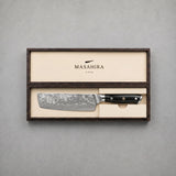 Masahira 67-Layer G10 Damascus Nakiri Knife (7 in)